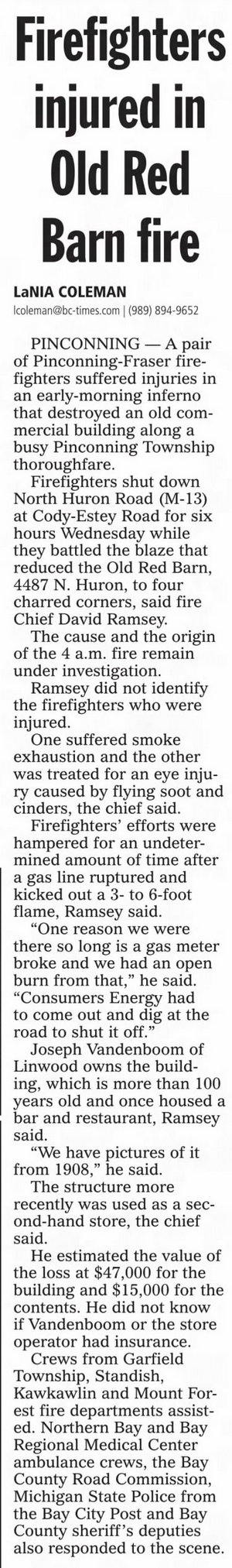 Red Barn Restaurant and Museum (Old Red Barn) - Jul 15 2010 Article (newer photo)